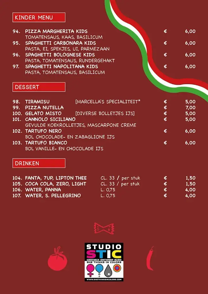 Menu_I Colori della Pasta & Pizza_Klimmen_image_3