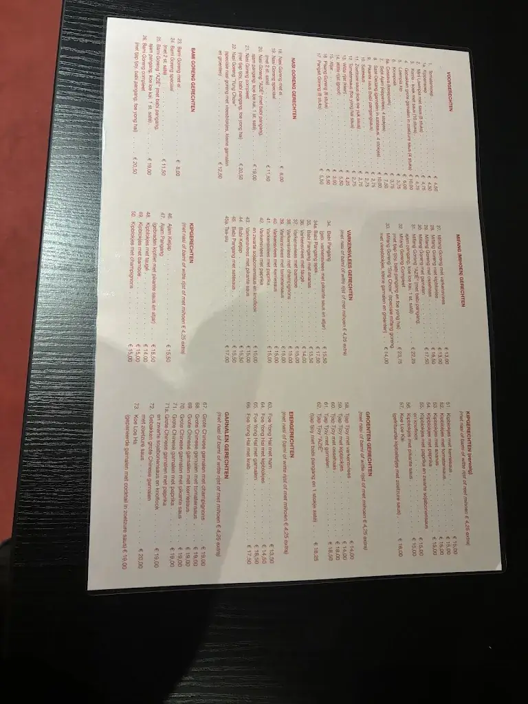 Menu_Chinees-Indisch Restaurant Azië_Stein_image_1