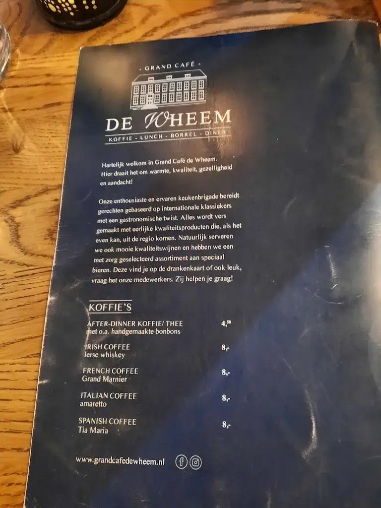 Menu_Grand Café De Wheem_Meppel_image_3
