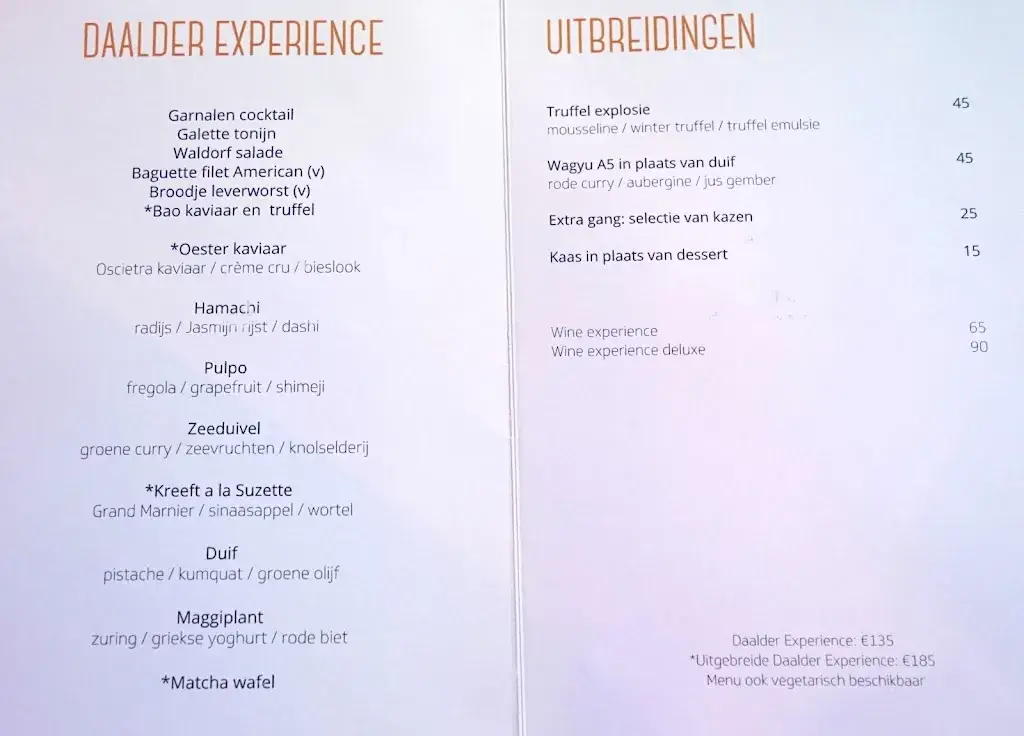 Menu_Restaurant Daalder*_Amsterdam_imagen_3
