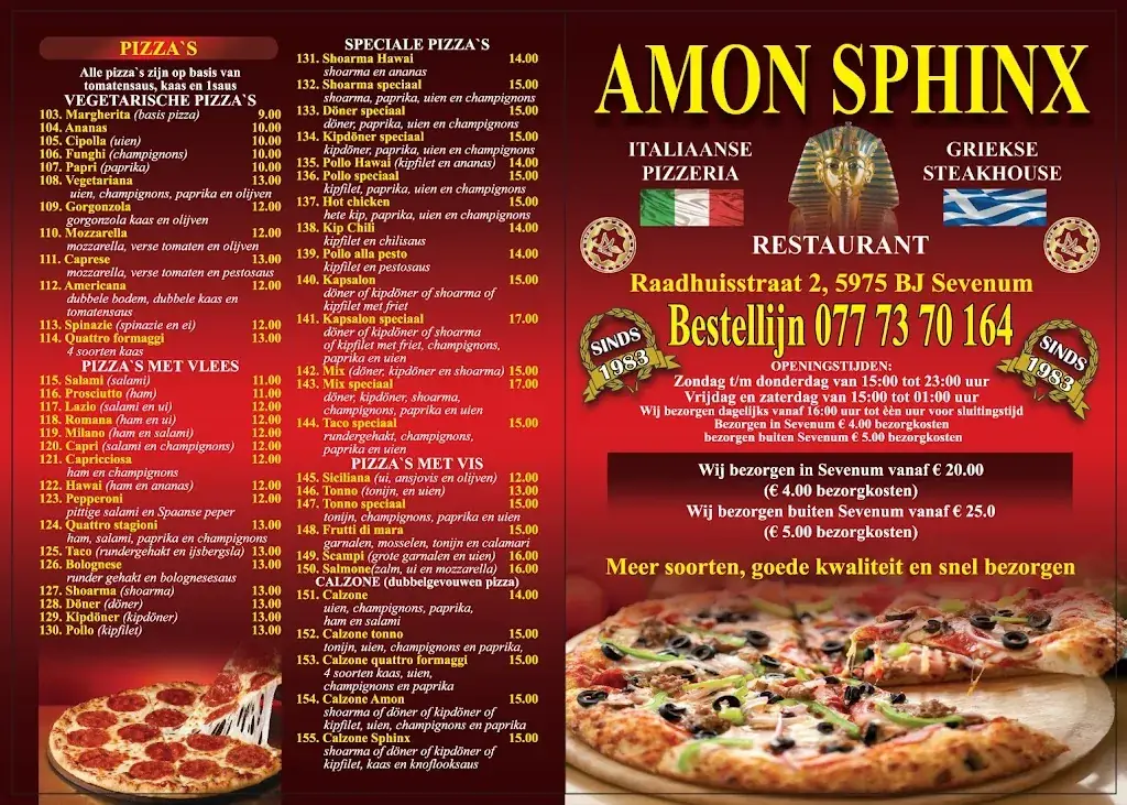 Menu_amon sphinx sevenum_Sevenum_image_3