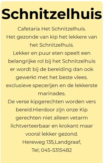 Menu_Schnitzelhuis & Hamburgerhuis Family Restaria D'r Smuleck Landgraaf_Landgraaf_image_2