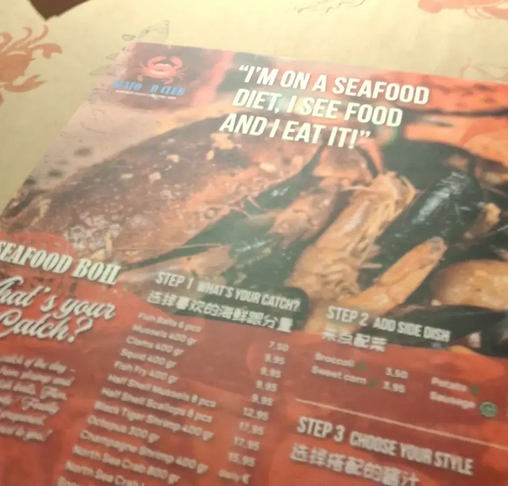 Menu_Seafood Club Roermond_Roermond_image_1