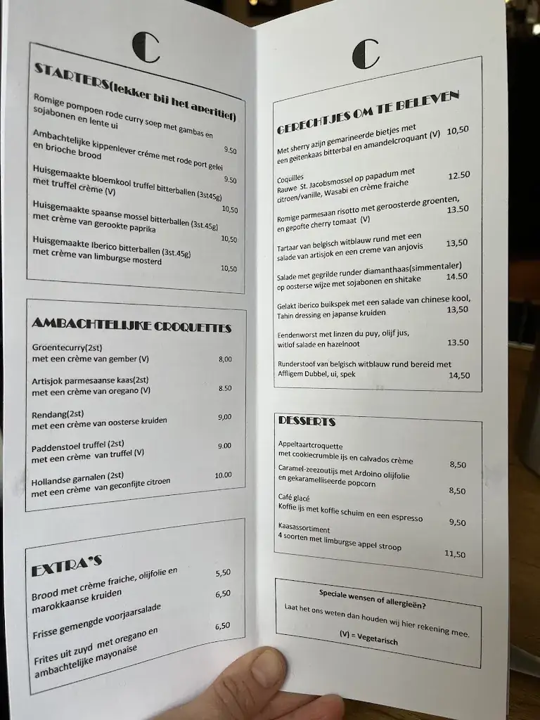 Menu_Bistro Croquant Maastricht_Maastricht_image_1