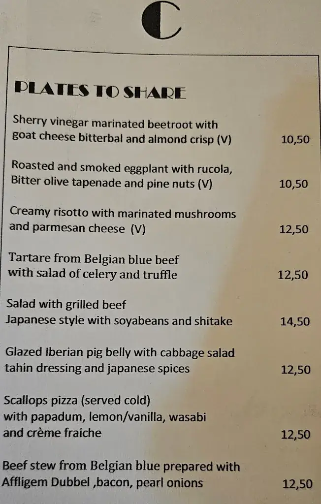 Menu_Bistro Croquant Maastricht_Maastricht_image_4