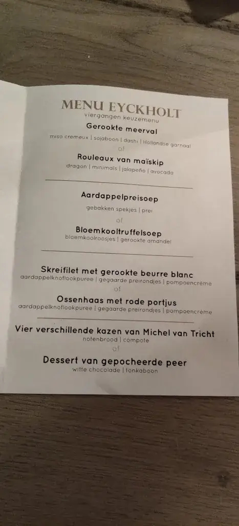 Menü_Kasteel Eyckholt B.V._Roosteren_Bild_3