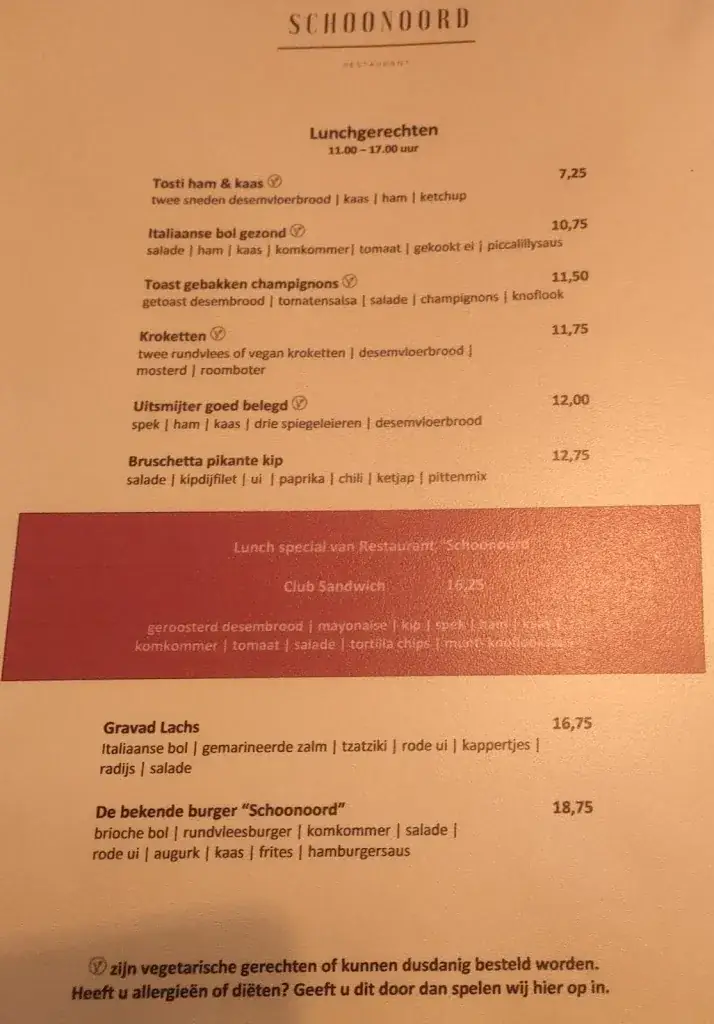 Menu_Restaurant Schoonoord_Oosterbeek_image_1