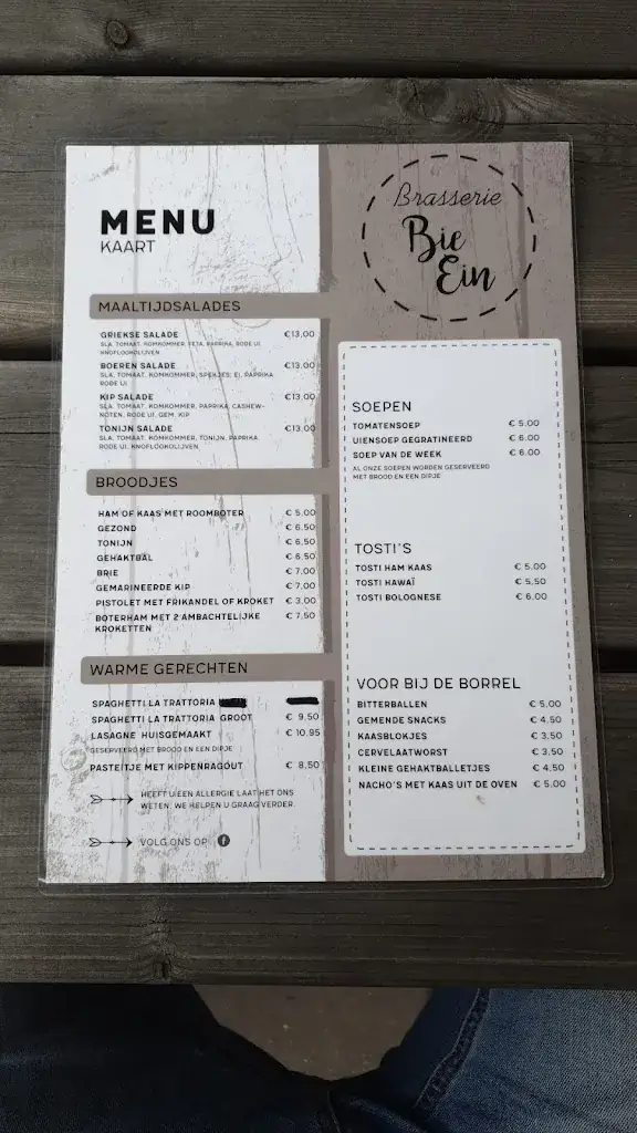 Menu_Brasserie Bie-ein_Schimmert_image_2