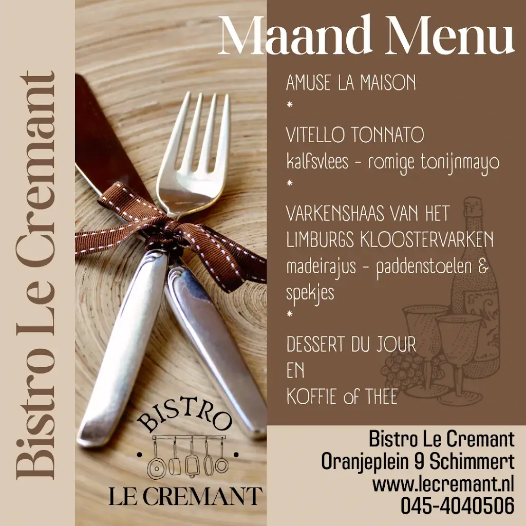 Menu_Bistro Le Cremant_Schimmert_image_1