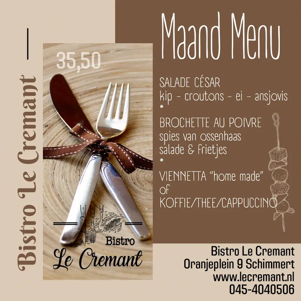 Menu_Bistro Le Cremant_Schimmert_image_2