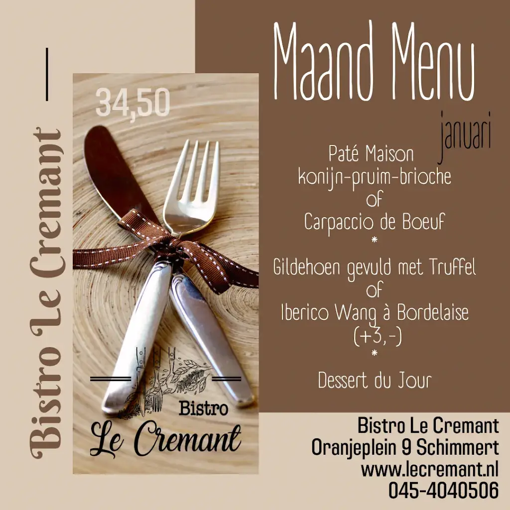 Menu_Bistro Le Cremant_Schimmert_image_4