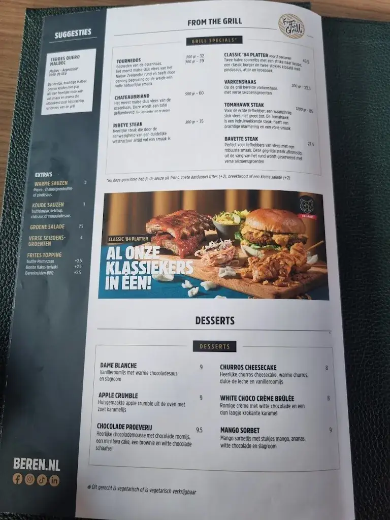 Menu_Restaurant De Beren Kerkrade_Kerkrade_image_2