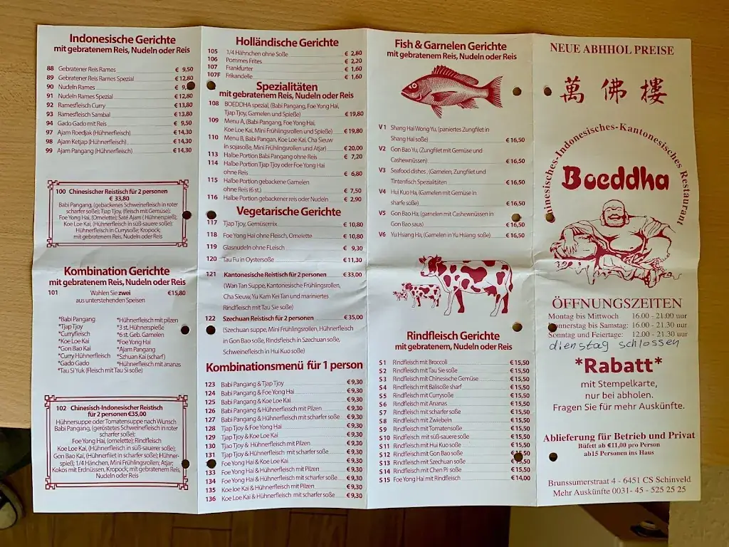 Menu_Cafetaria en Chinees Restaurant Boeddha_Schinveld_image_2