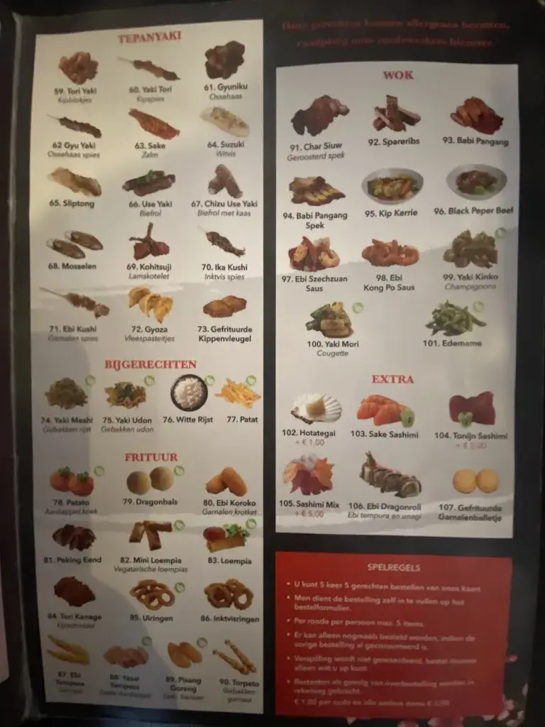 Menu_Yukimi all you can eat_Tegelen_image_1