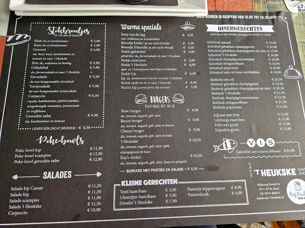 Menu_Café 't Heukske - Sint Joost_Joost_immagine_2