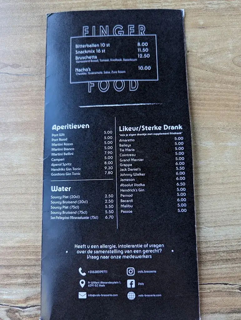 Menu_Vols brasserie_Vaals_image_3