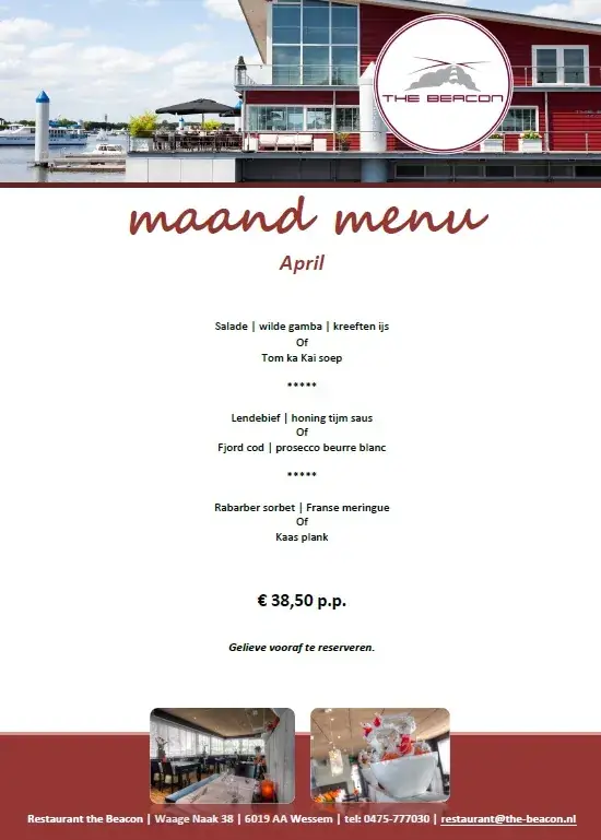 Menu_Restaurant The Beacon_Wessem_image_4
