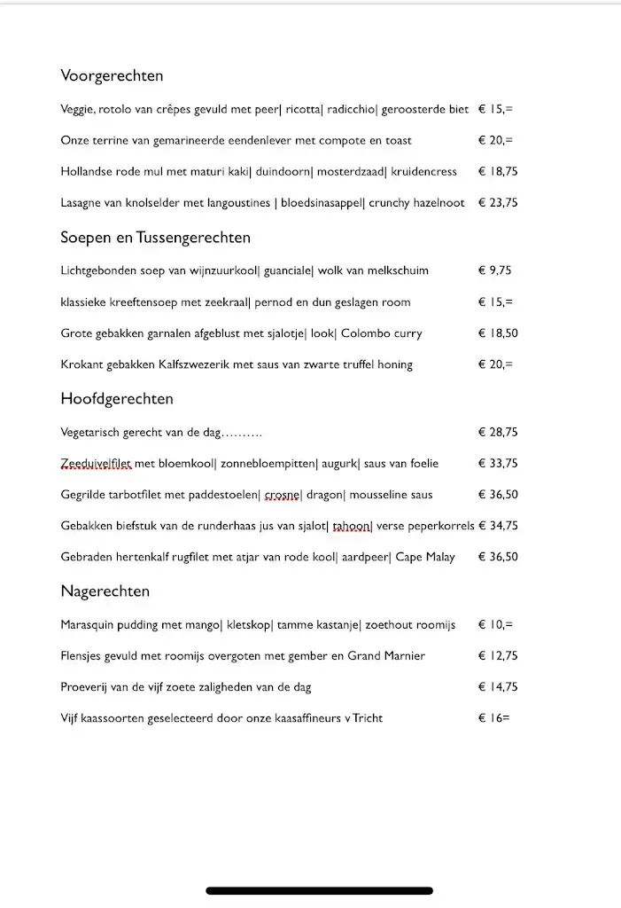 Menu_De Cantharel_Venlo_image_1
