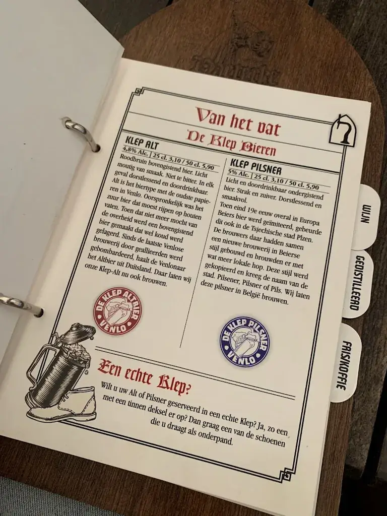 Menu_Café De Klep, Venlo_Venlo_image_3