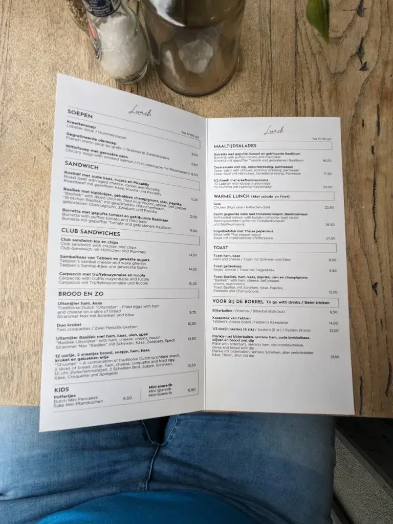 Menu_Brasserie Basiliek Venlo_Venlo_image_1