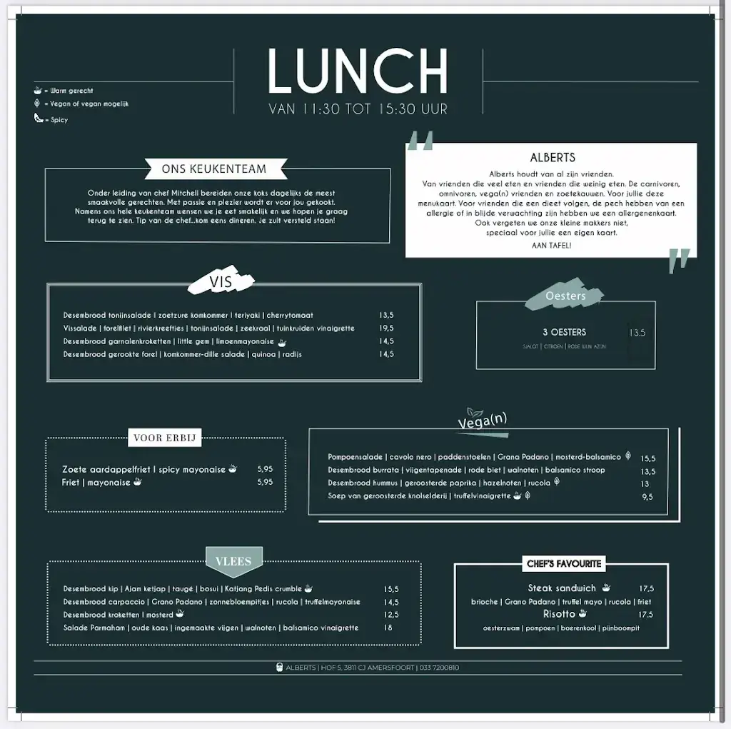 Menu_Alberts eten&drinken_Amersfoort_image_1