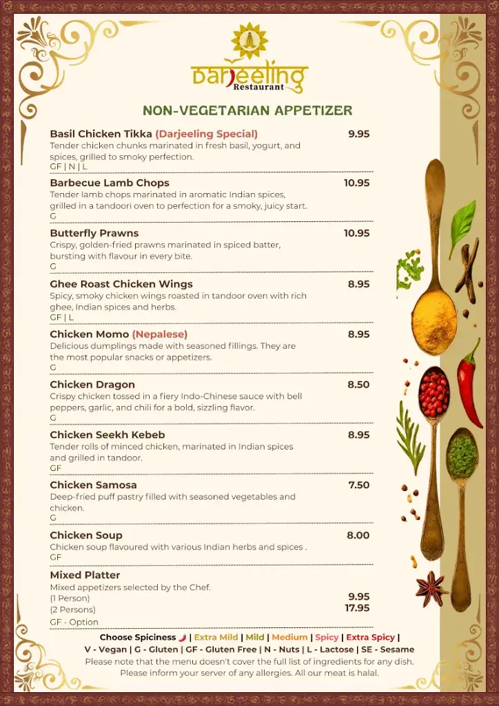 Menu_Darjeeling Restaurant Alkmaar_Alkmaar_image_1
