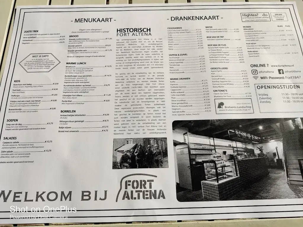 Menu_Fort Altena events & brasserie_Werkendam_image_1