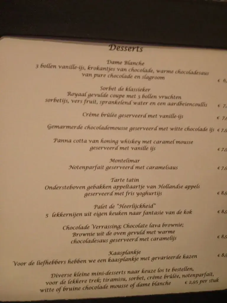 Menu_Bistro de Heerlijckheid_Sleeuwijk_image_3