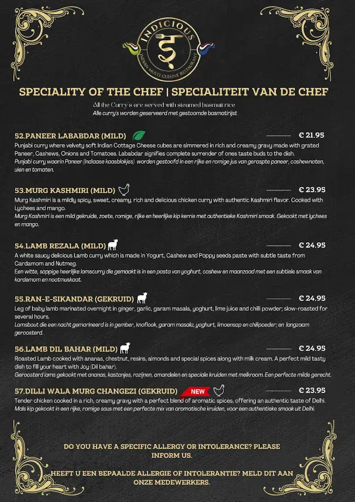 Menu_Indicious - Indian fine dining Restaurant_Rijn_image_1