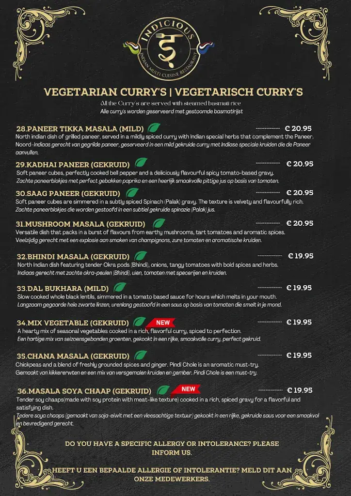 Menu_Indicious - Indian fine dining Restaurant_Rijn_image_2