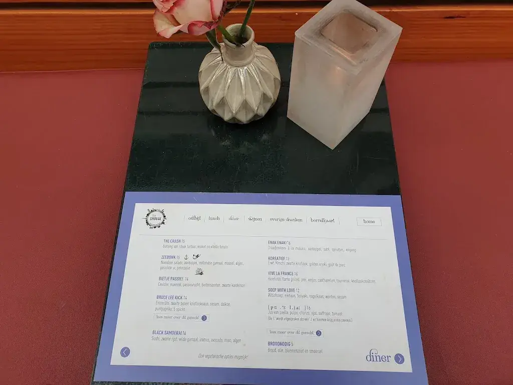 Menu_The SHOEGE - Restaurant Den Bosch_'s-Hertogenbosch_image_1