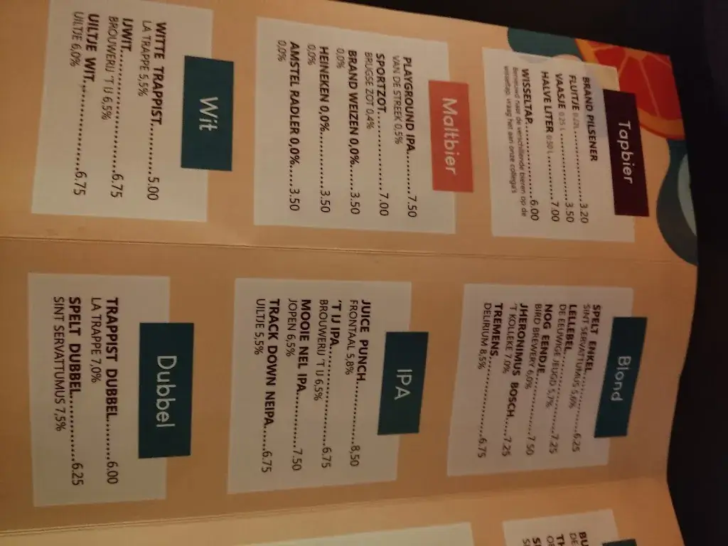 Menu_Restaurant ff Swanjéé_'s-Hertogenbosch_immagine_1