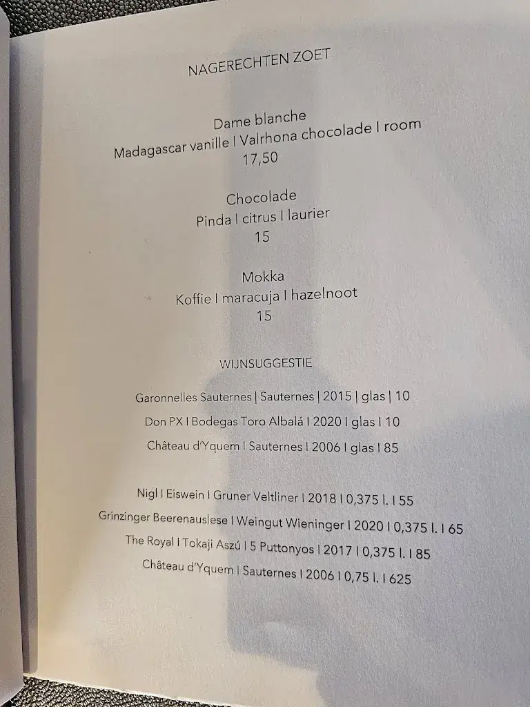 Menu_Noble Gastro House_'s-Hertogenbosch_image_1