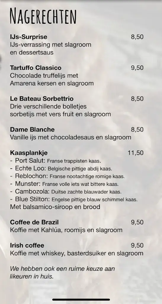 Menu_Restaurant Le Bateau_'s-Hertogenbosch_image_2