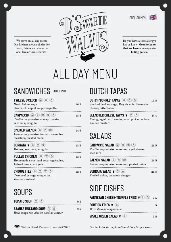 Menu_De Hoop op d'Swarte Walvis_Zaandam_image_2