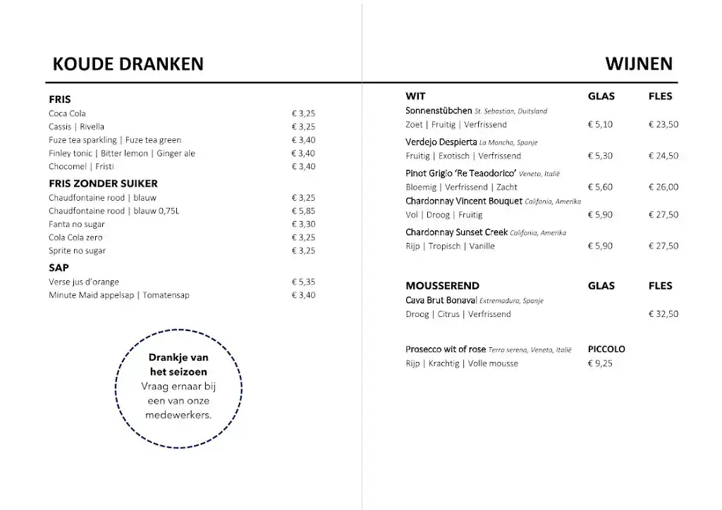 Menu_Brasserie De Leyhoeve_Tilburg_immagine_4