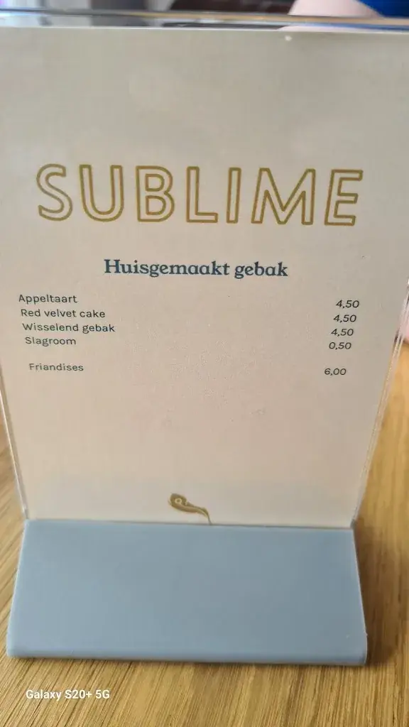 Menu_Brasserie Sublime_Waalwijk_imagen_2