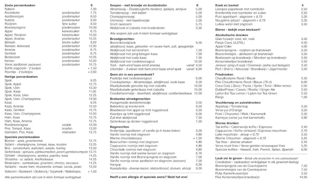 Menu_Herberghe de Coeckepanne_Lierop_image_3