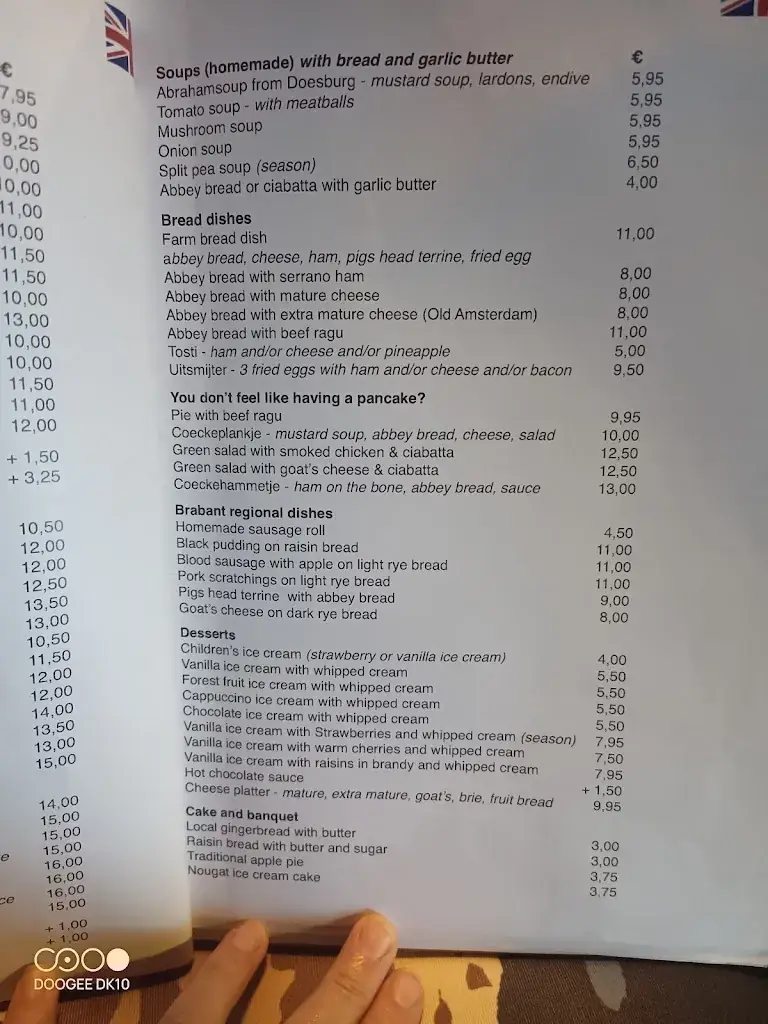 Menu_Herberghe de Coeckepanne_Lierop_image_4