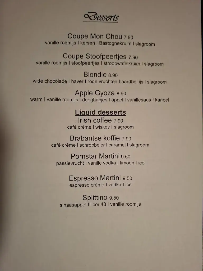 Menu_Bistro Bar d'n Dort_Berghem_image_4