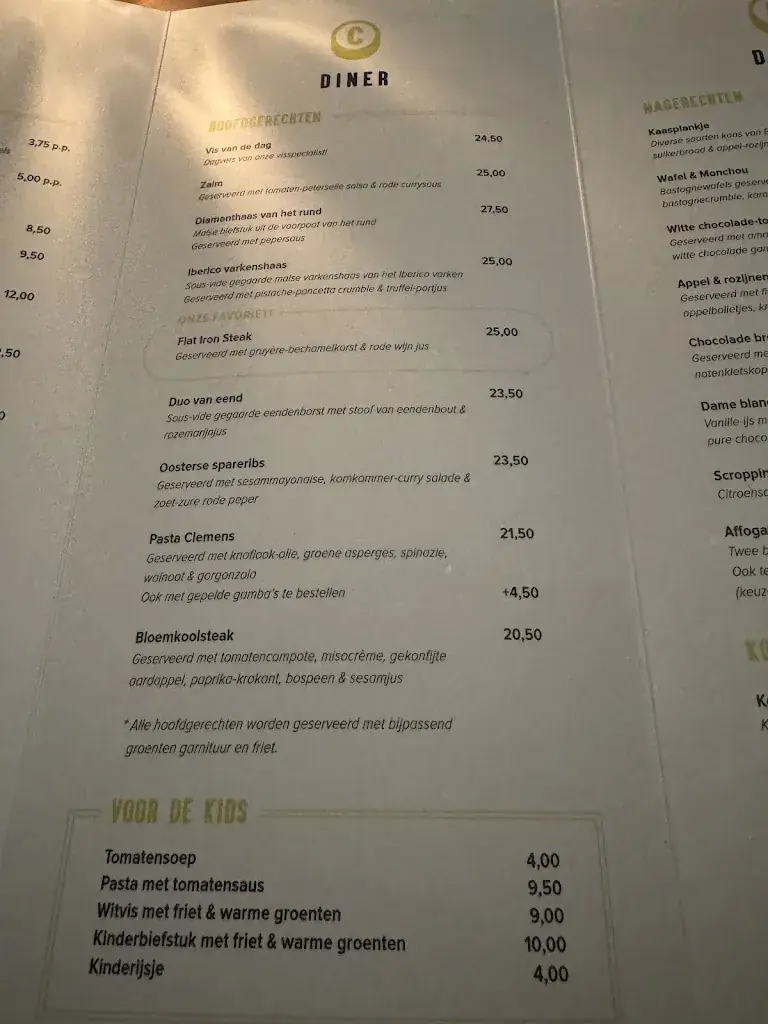 Menu_Restaurant Clemens Oss_Oss_image_3