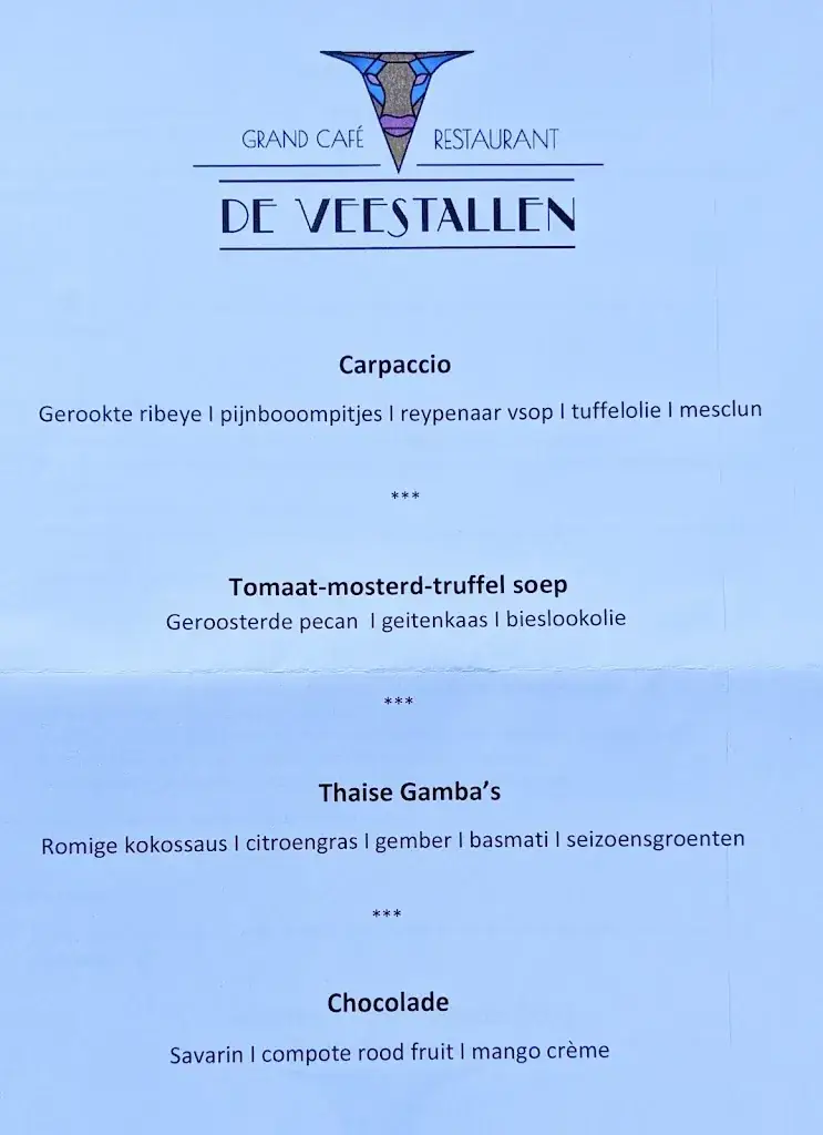 Menu_Restaurant De Veestallen_Breda_image_3