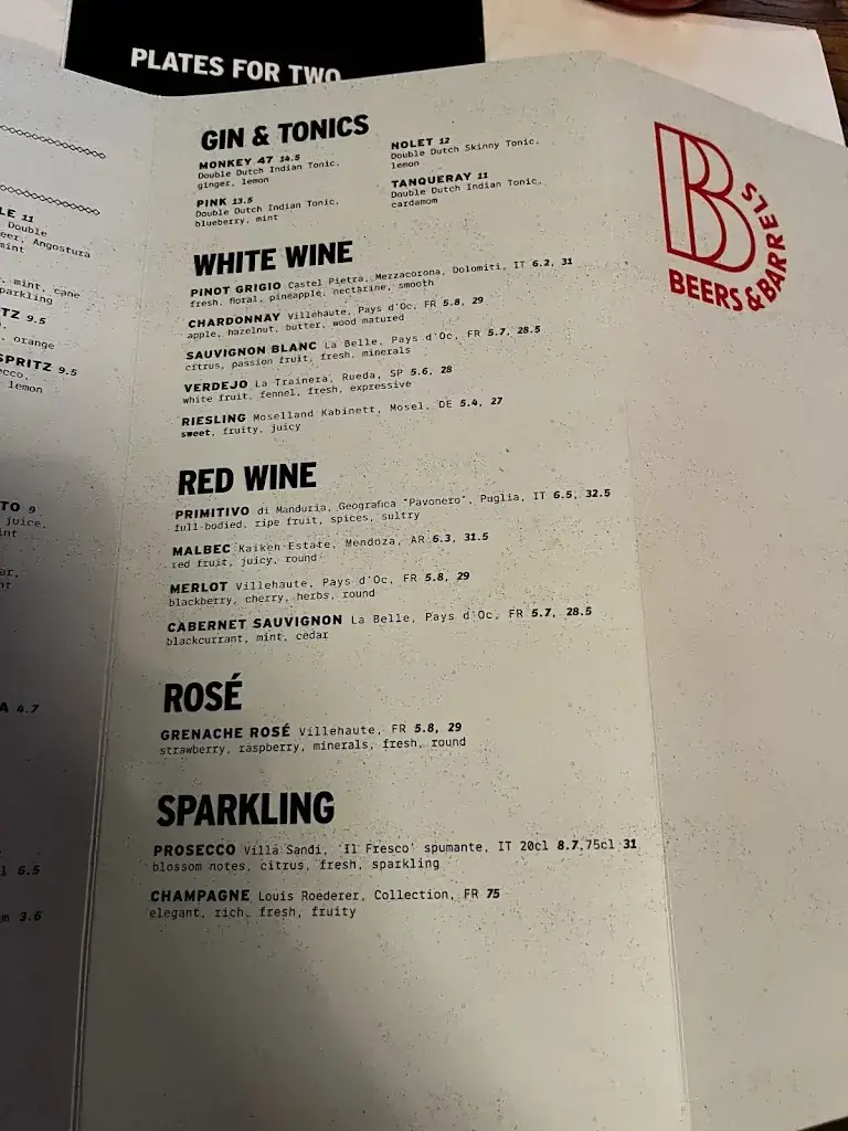 Menu_Beers & Barrels - Breda_Breda_image_3