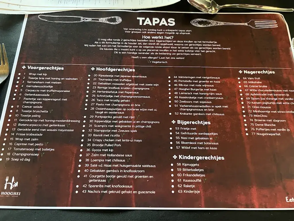 Menu_Restaurant Partycentrum De Hooghei Berlicum_Berlicum_image_2