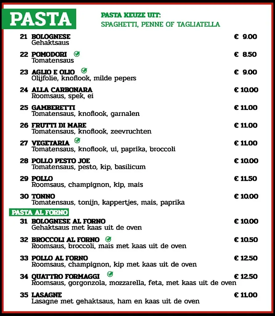 Menu_Joe's Pizza Schoonebeek_Schoonebeek_image_3
