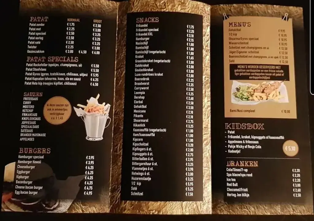 Menu_Snackbar & Café Rockefeller_Schoonebeek_image_1