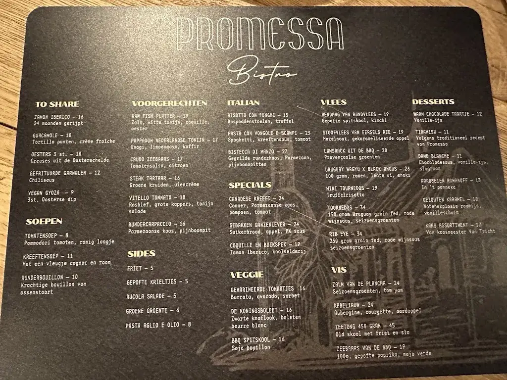 Menu_Restaurant Promessa - Gastronomisch food atelier_Eersel_image_1