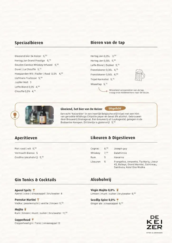 Menu_De Keizer_Eersel_image_1