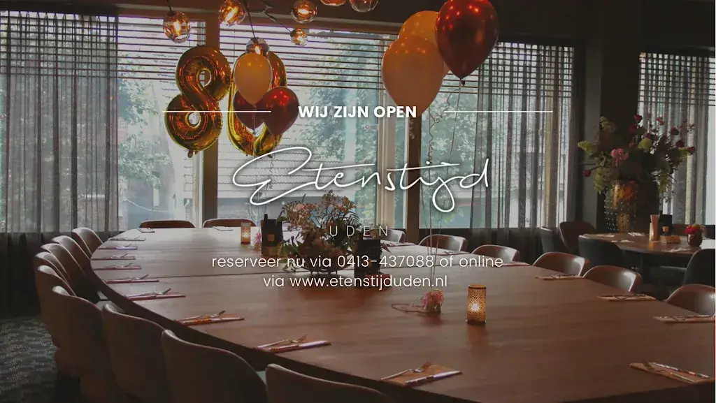 Etenstijd Uden restaurant in Uden