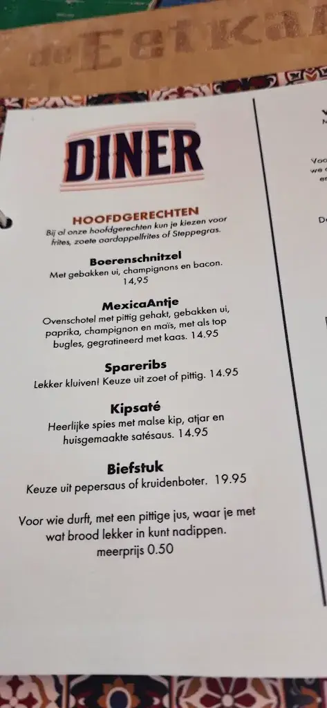 Menu_De Eetkaamer | Restaurant, lunchen en dineren Uden_Uden_image_2